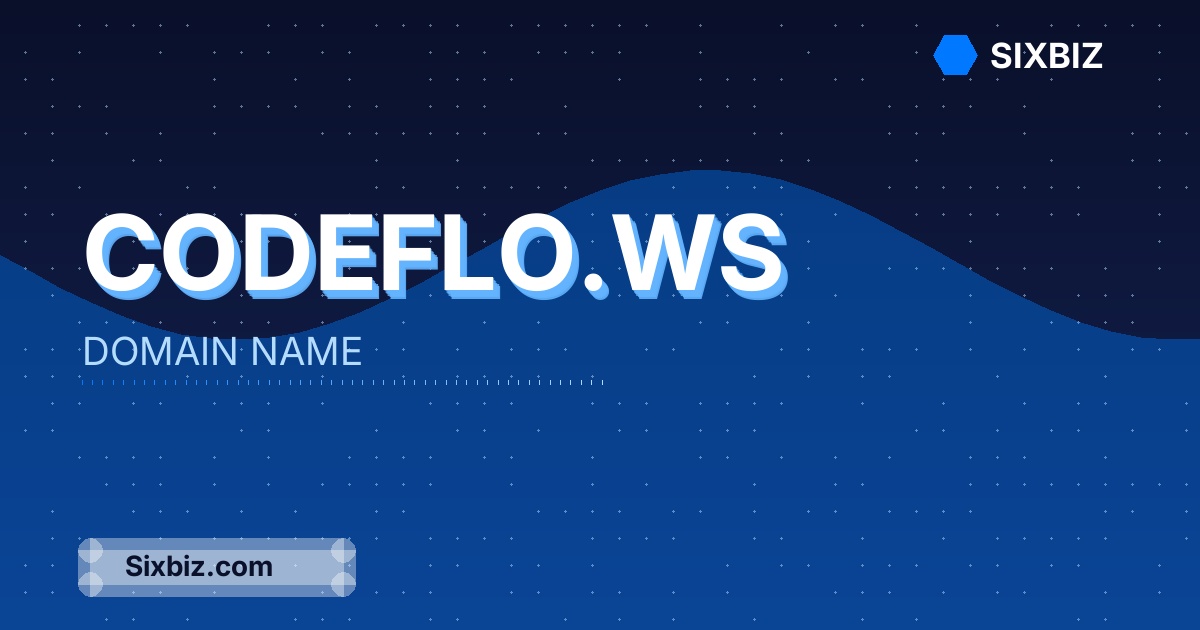 codeflo.ws - Premium Domain Name For Sale