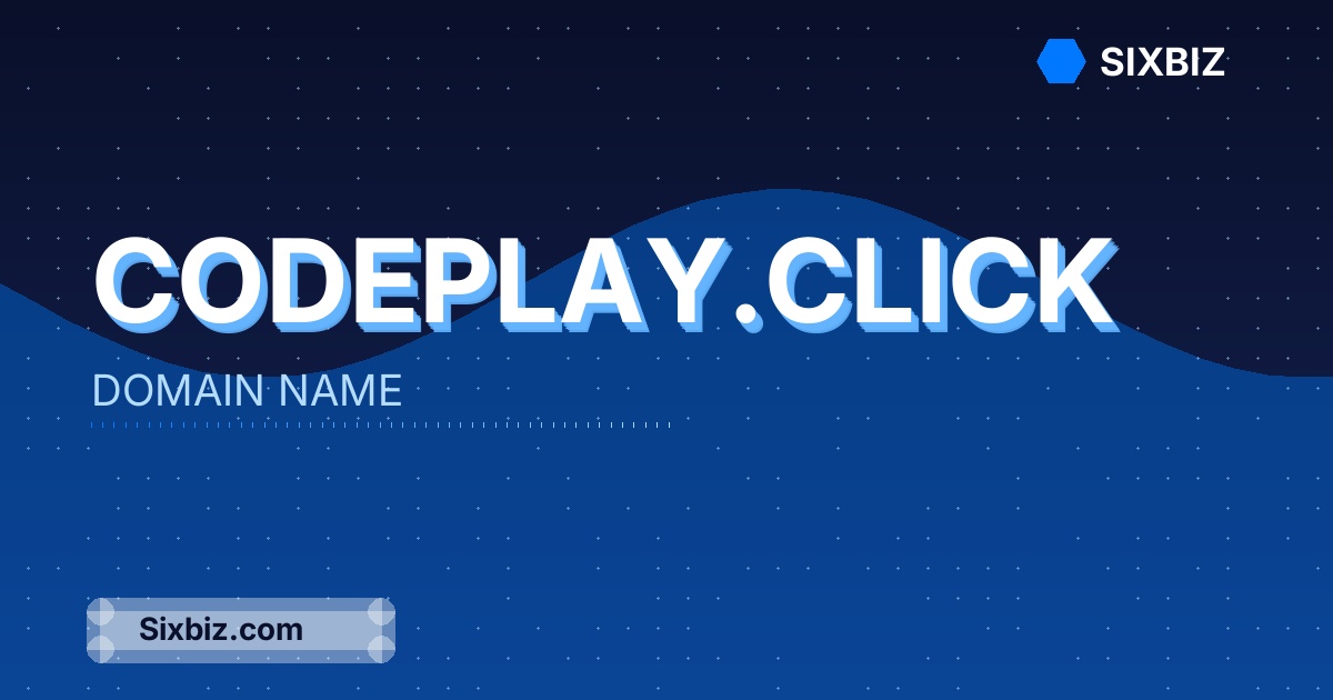 codeplay.click - Premium Domain Name For Sale