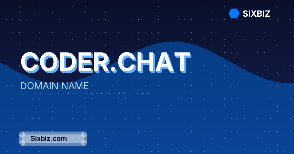 coder.chat - Premium Domain Name For Sale