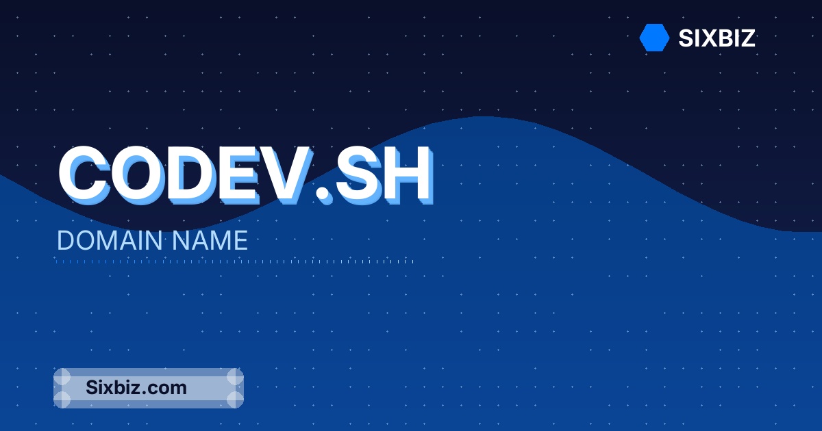 codev.sh - Premium Domain Name For Sale