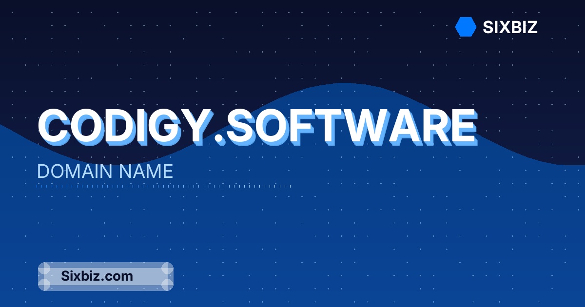 codigy.software - Premium Domain Name For Sale