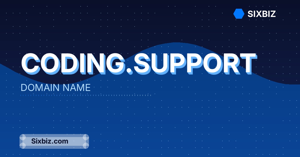coding.support - Premium Domain Name For Sale