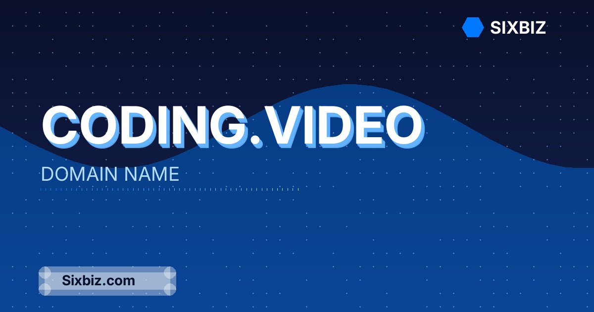 coding.video - Premium Domain Name For Sale