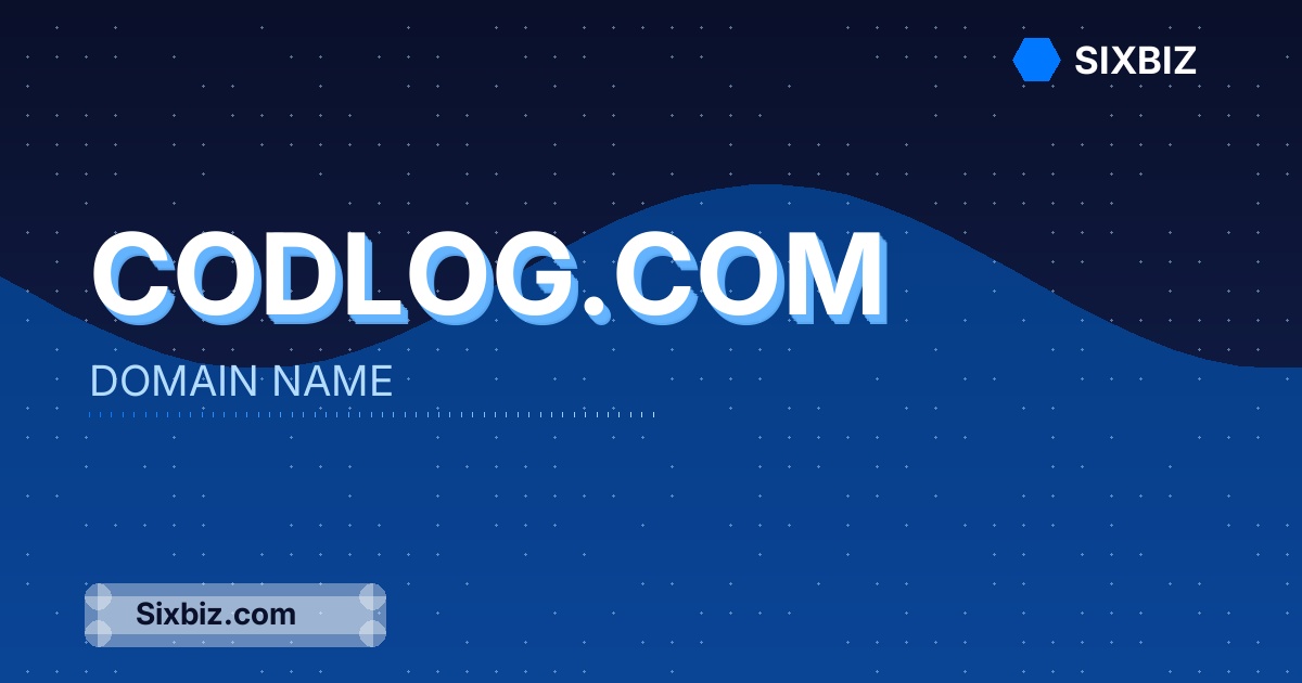 codlog.com - Premium Domain Name For Sale