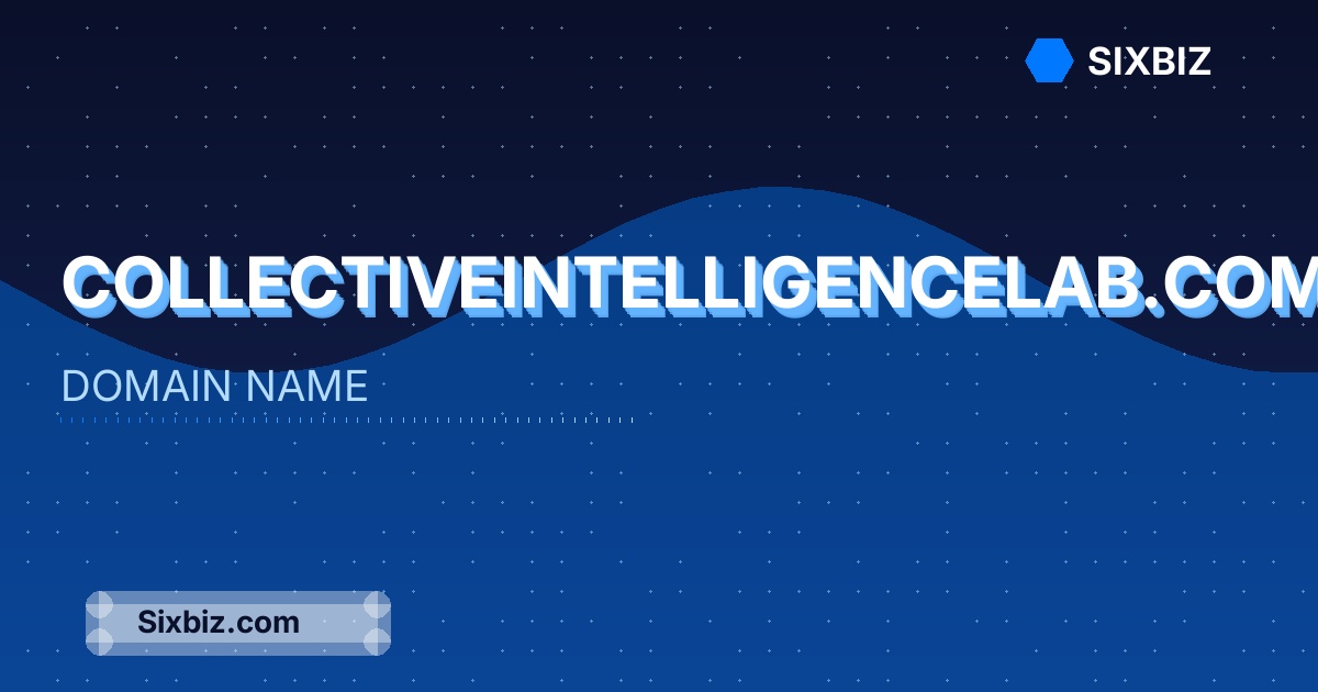collectiveintelligencelab.com - Premium Domain Name For Sale