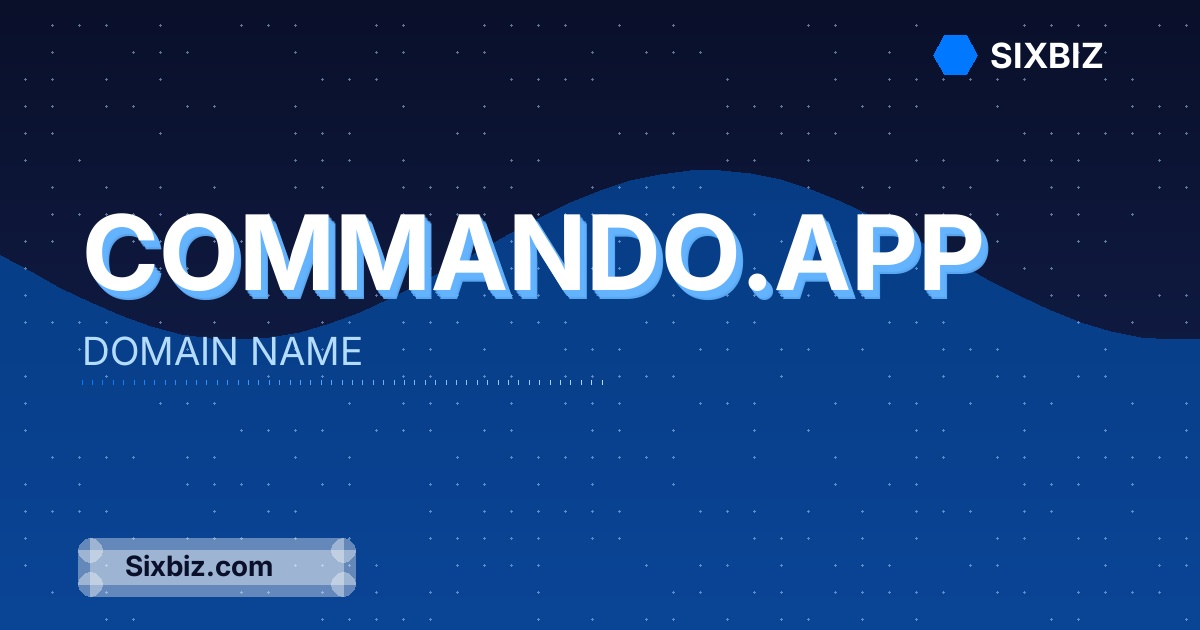 commando.app - Premium Domain Name For Sale