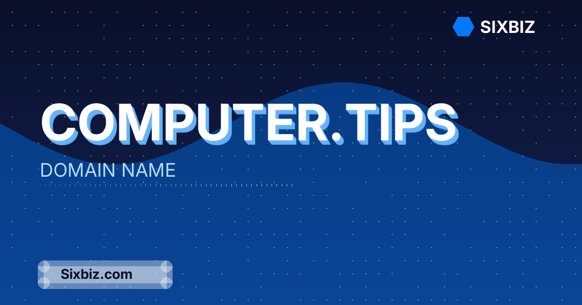 computer.tips - Premium Domain Name For Sale