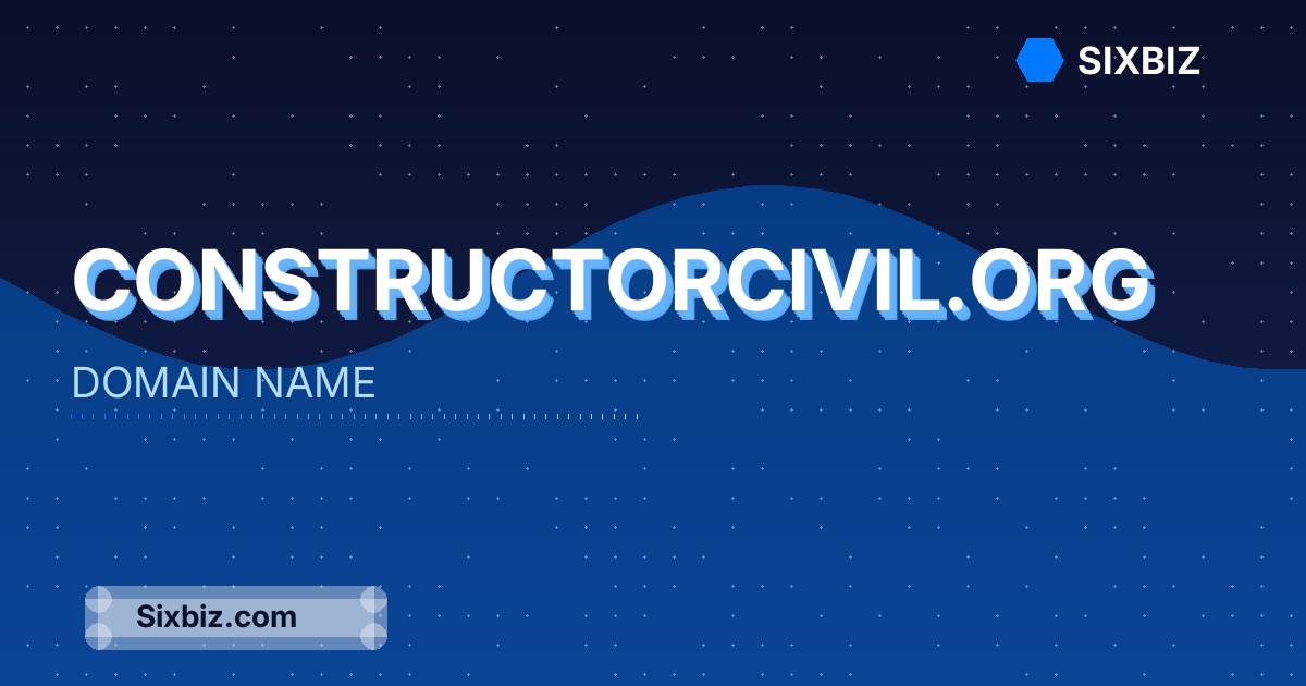 constructorcivil.org - Premium Domain Name For Sale