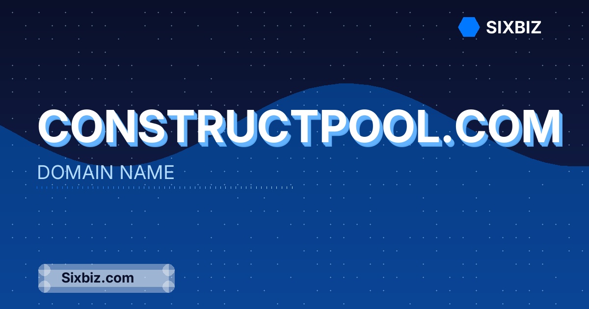 constructpool.com - Premium Domain Name For Sale