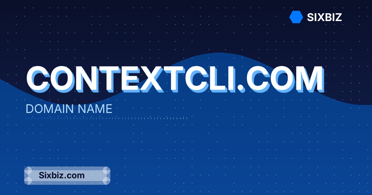 contextcli.com - Premium Domain Name For Sale