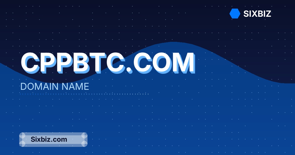 cppbtc.com - Premium Domain Name For Sale