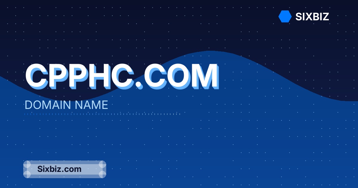 cpphc.com - Premium Domain Name For Sale