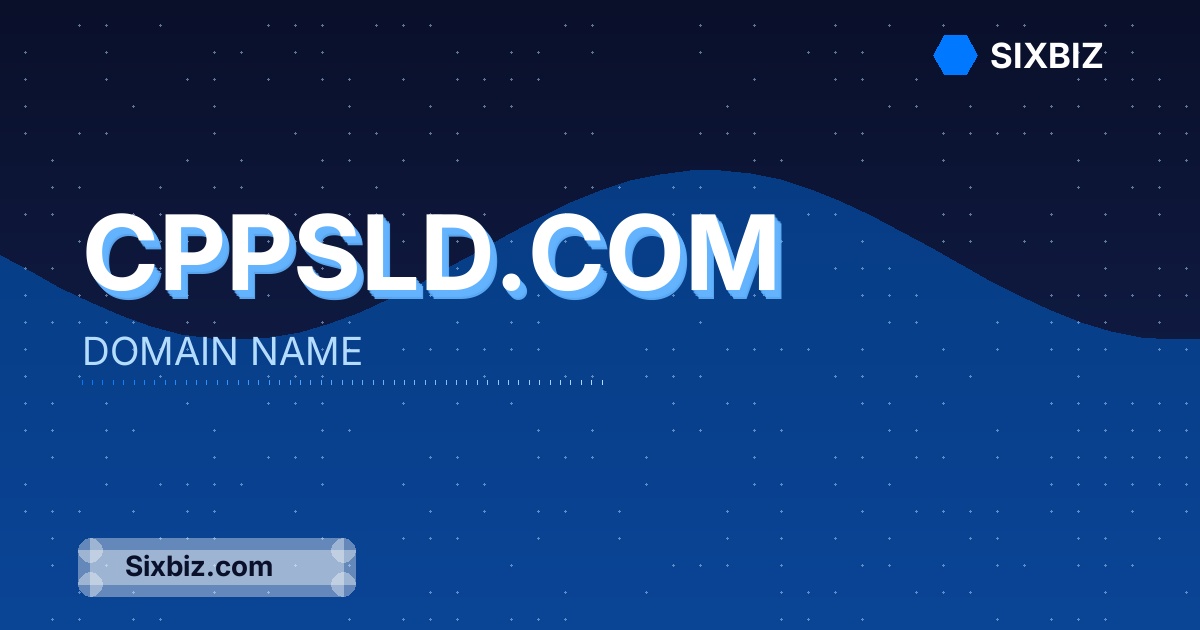 cppsld.com - Premium Domain Name For Sale