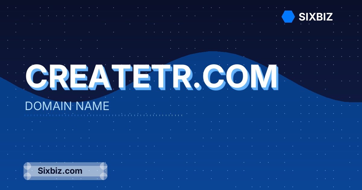 createtr.com - Premium Domain Name For Sale