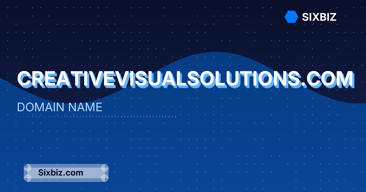creativevisualsolutions.com - Premium Domain Name For Sale
