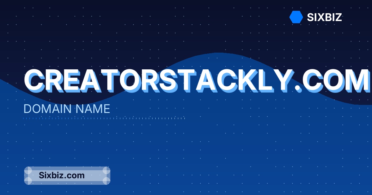 creatorstackly.com - Premium Domain Name For Sale