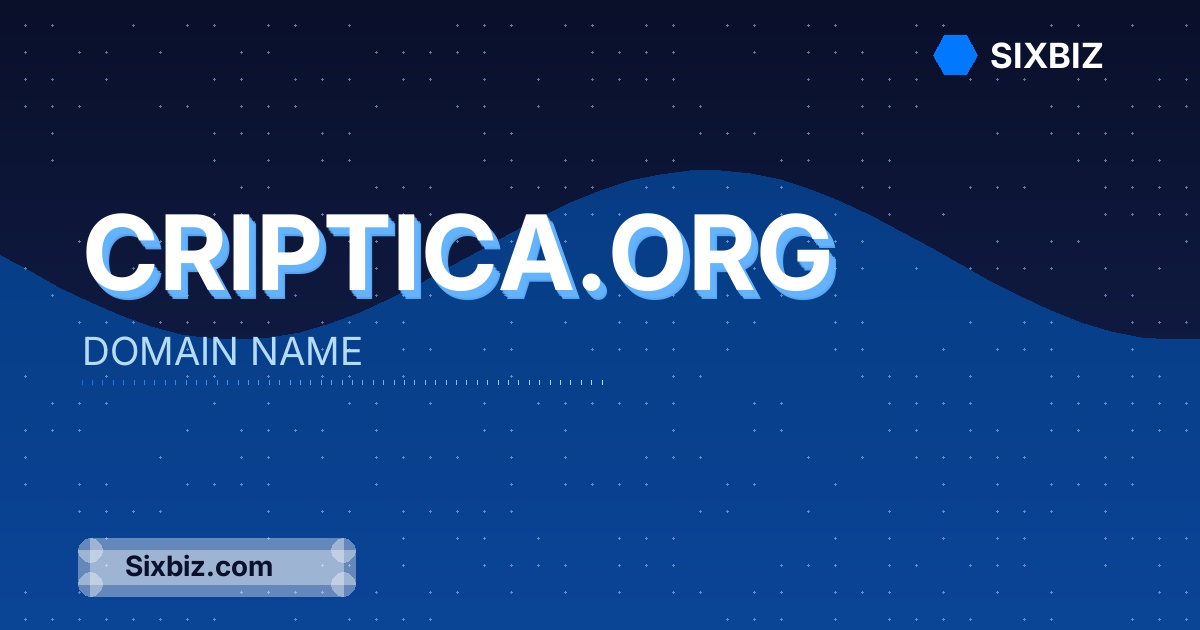 criptica.org - Premium Domain Name For Sale