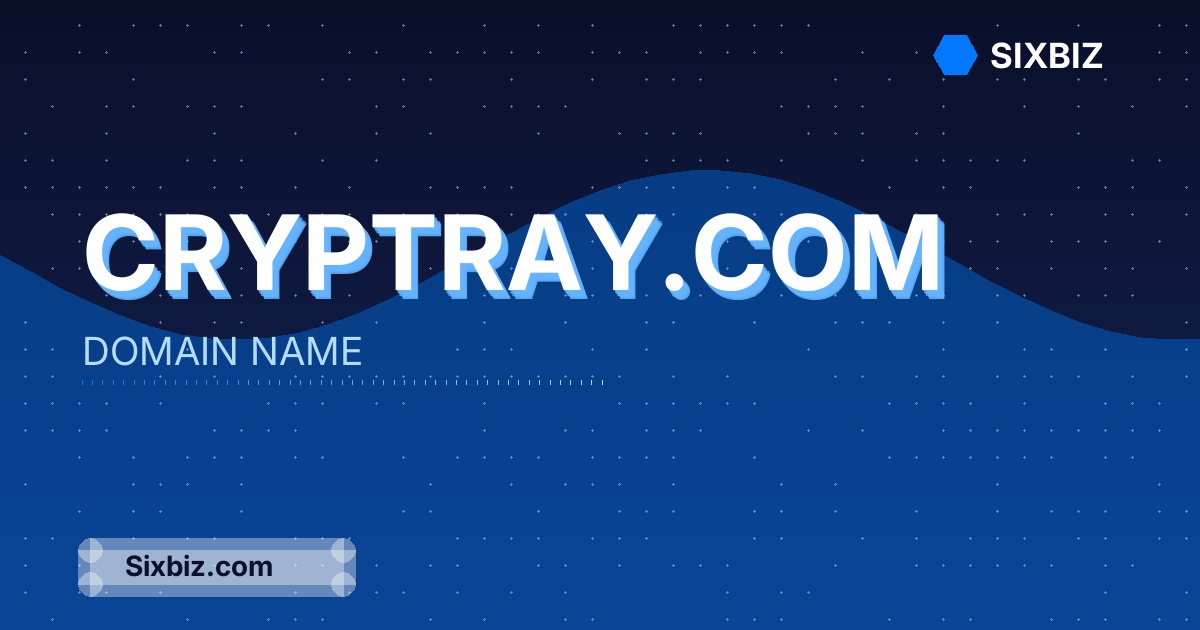 cryptray.com - Premium Domain Name For Sale