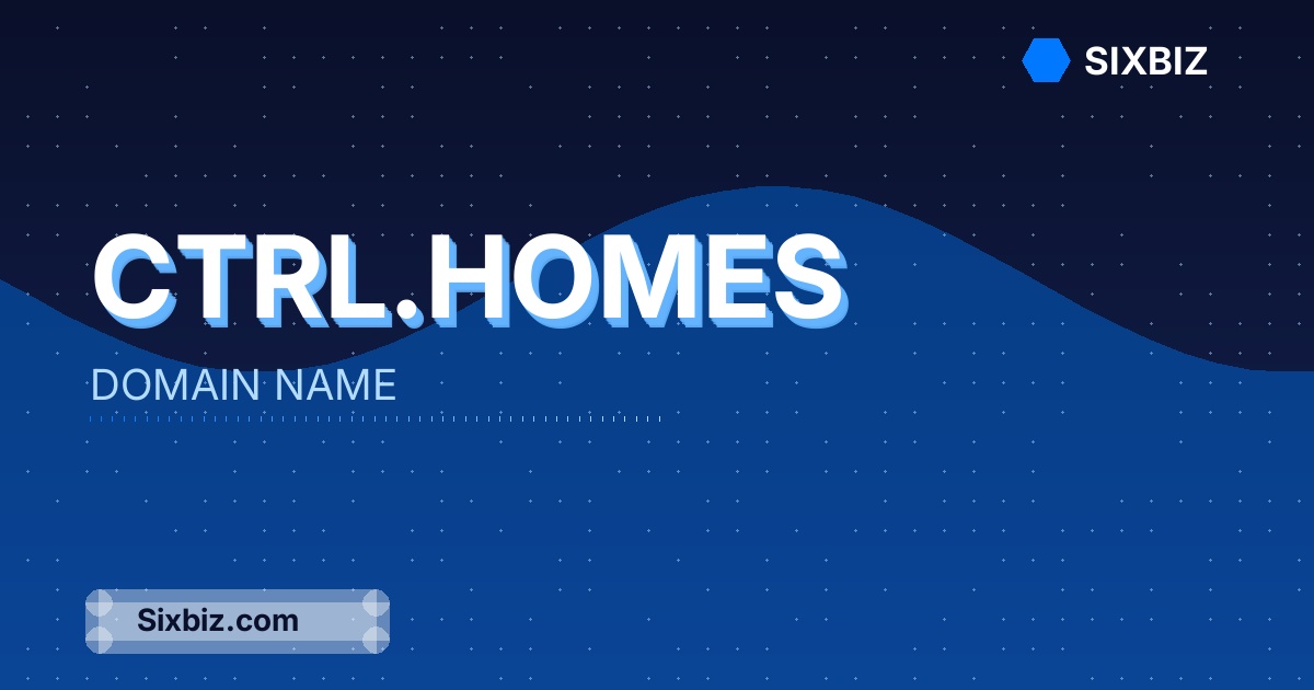 ctrl.homes - Premium Domain Name For Sale