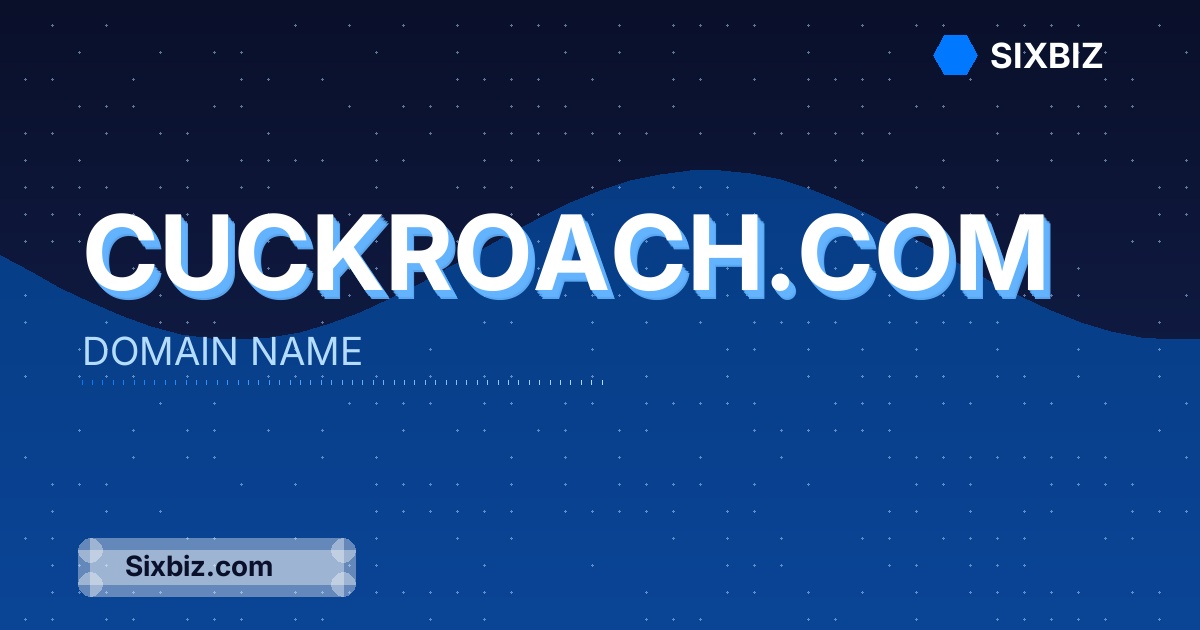 cuckroach.com - Premium Domain Name For Sale
