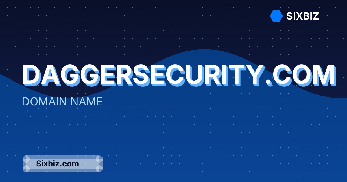 daggersecurity.com - Premium Domain Name For Sale