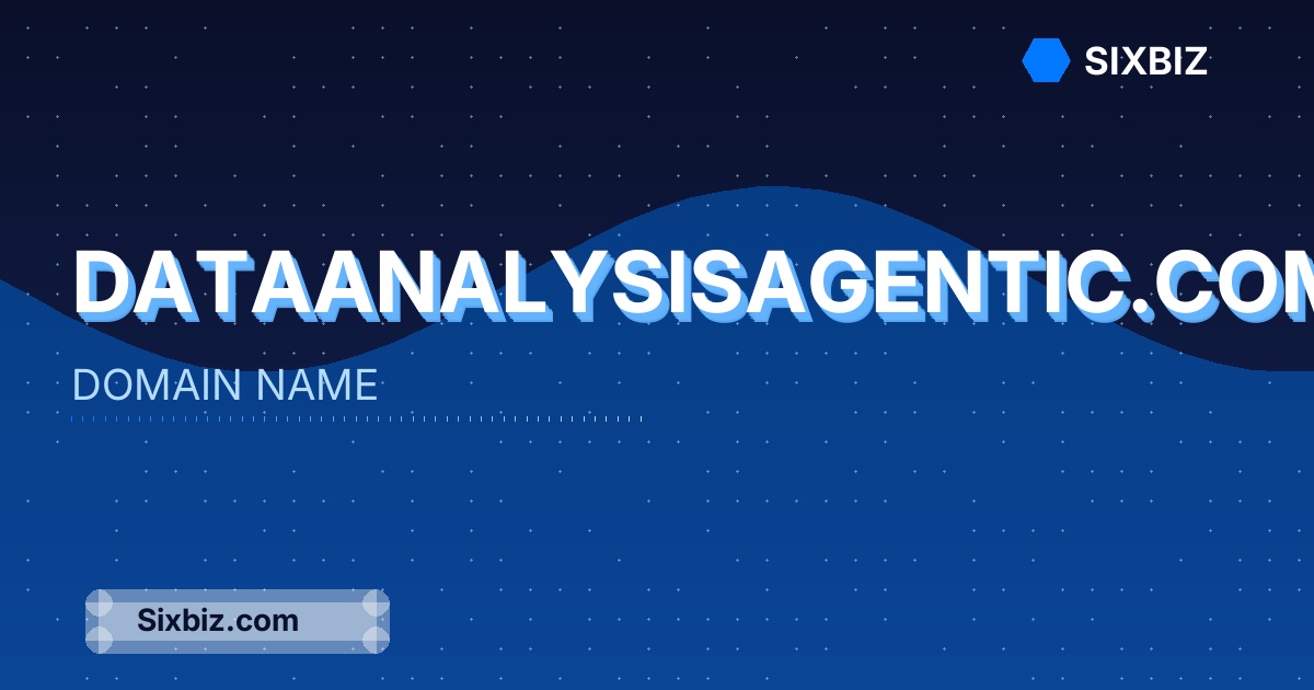 dataanalysisagentic.com - Premium Domain Name For Sale