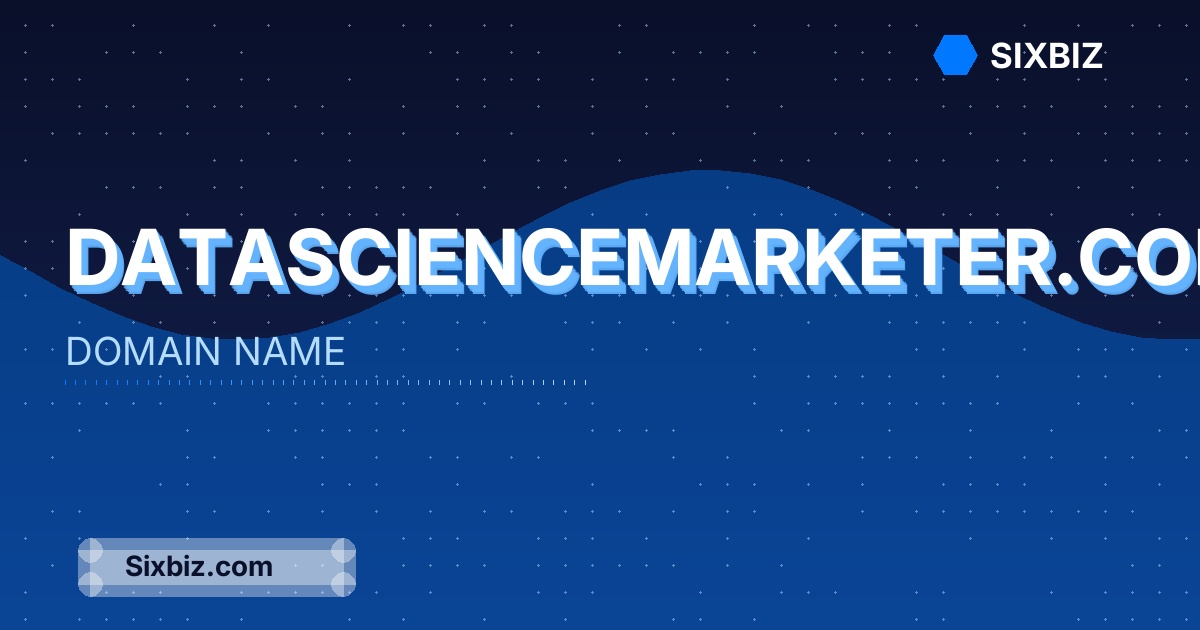 datasciencemarketer.com - Premium Domain Name For Sale