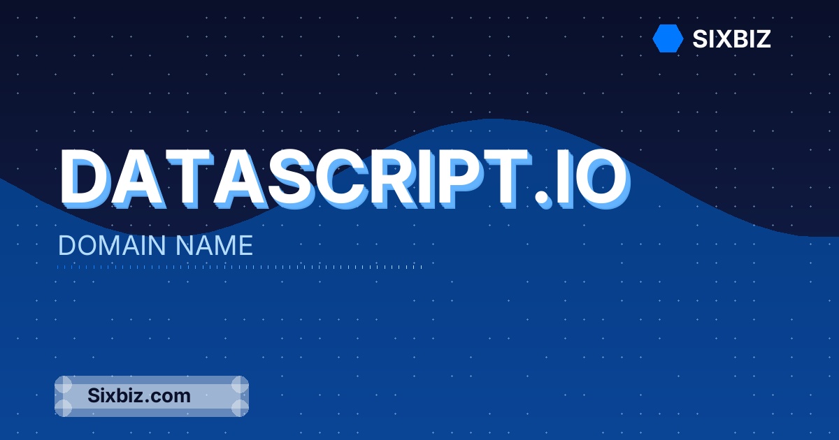 datascript.io - Premium Domain Name For Sale