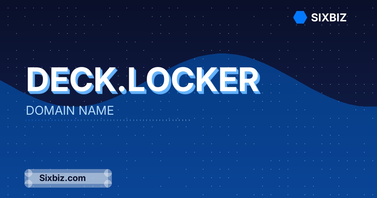 deck.locker - Premium Domain Name For Sale