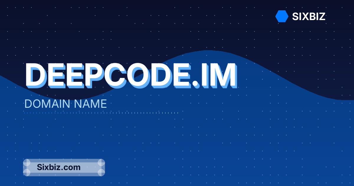 deepcode.im - Premium Domain Name For Sale
