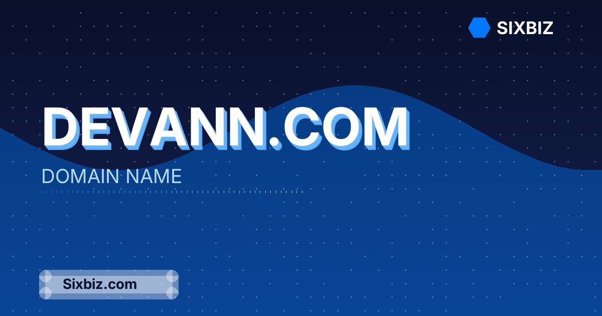 devann.com - Premium Domain Name For Sale