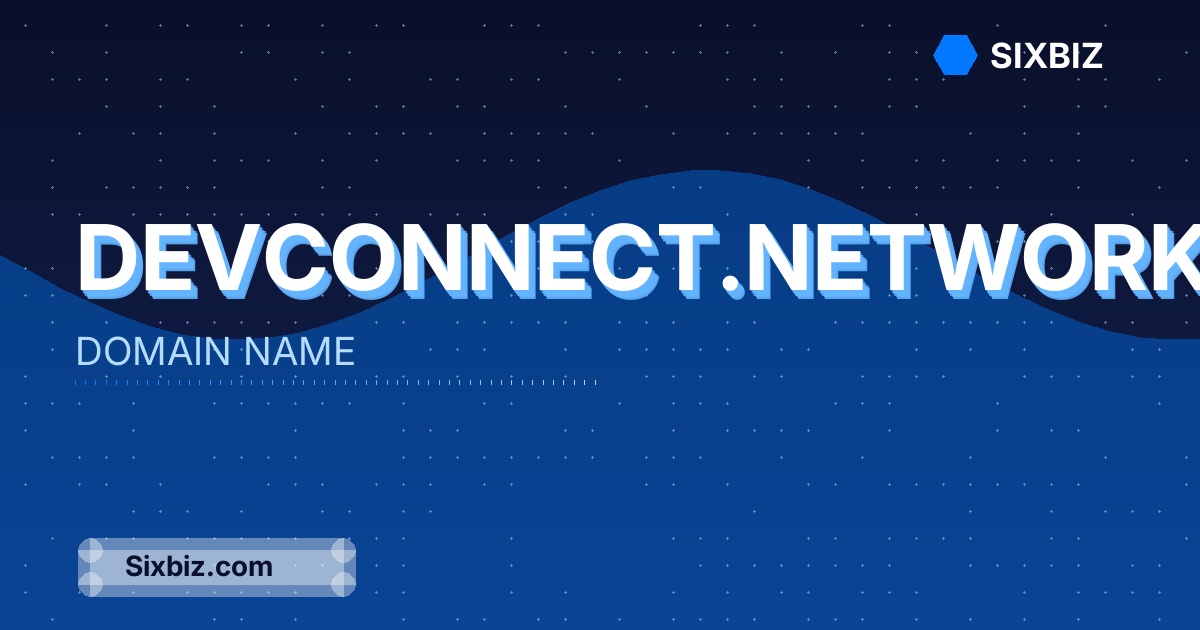 devconnect.network - Premium Domain Name For Sale