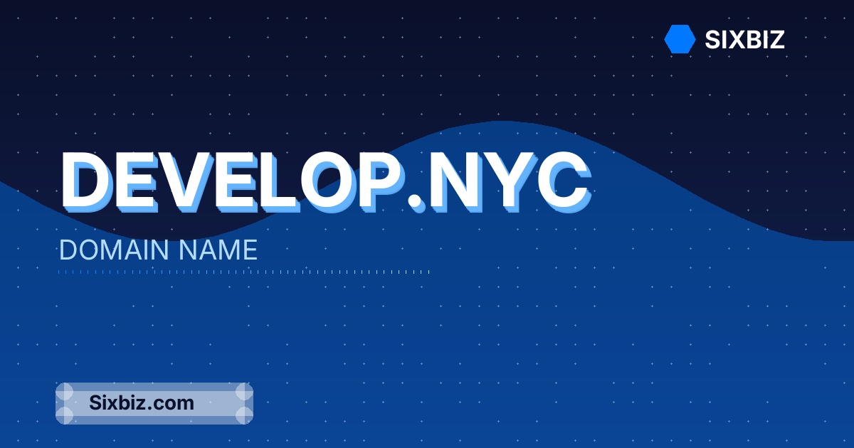 develop.nyc - Premium Domain Name For Sale
