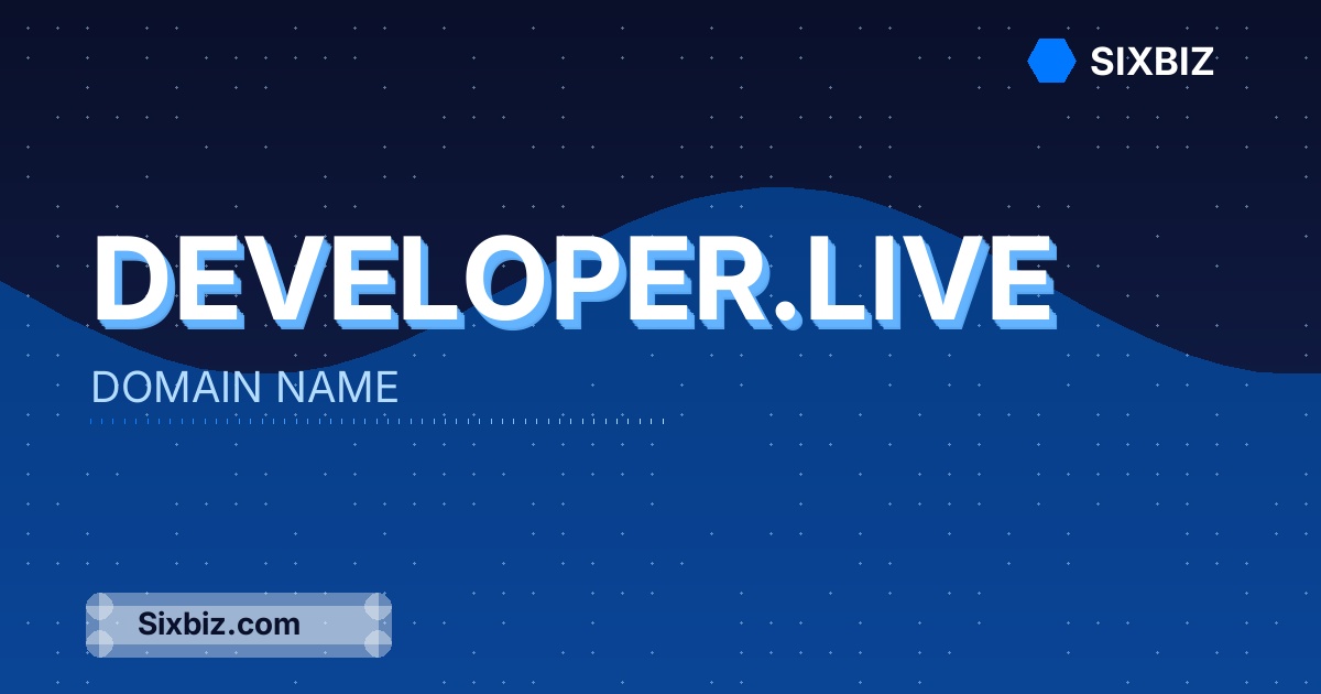 developer.live - Premium Domain Name For Sale
