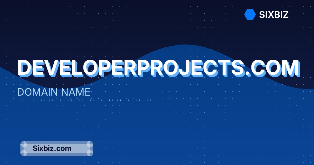developerprojects.com - Premium Domain Name For Sale