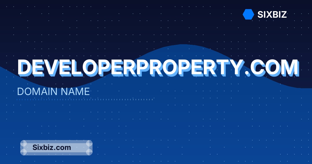 developerproperty.com - Premium Domain Name For Sale