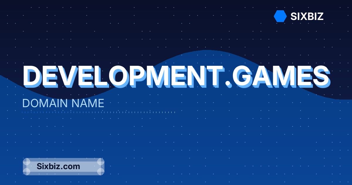 development.games - Premium Domain Name For Sale