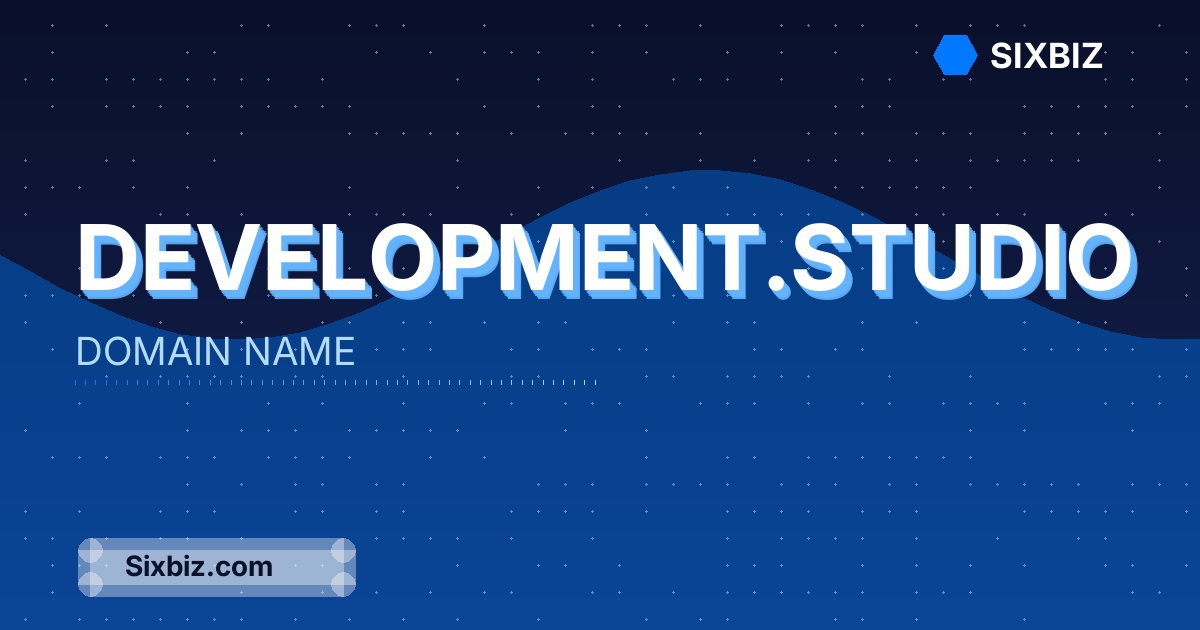 development.studio - Premium Domain Name For Sale