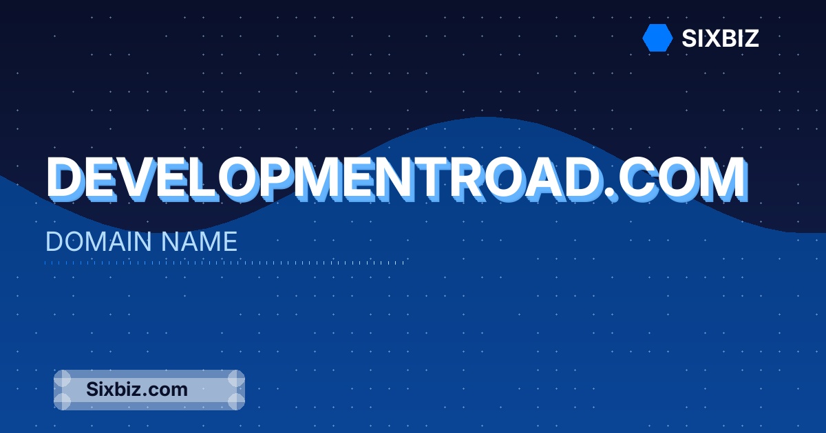 developmentroad.com - Premium Domain Name For Sale