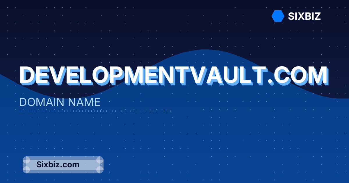developmentvault.com - Premium Domain Name For Sale