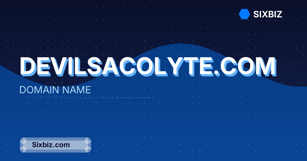 devilsacolyte.com - Premium Domain Name For Sale