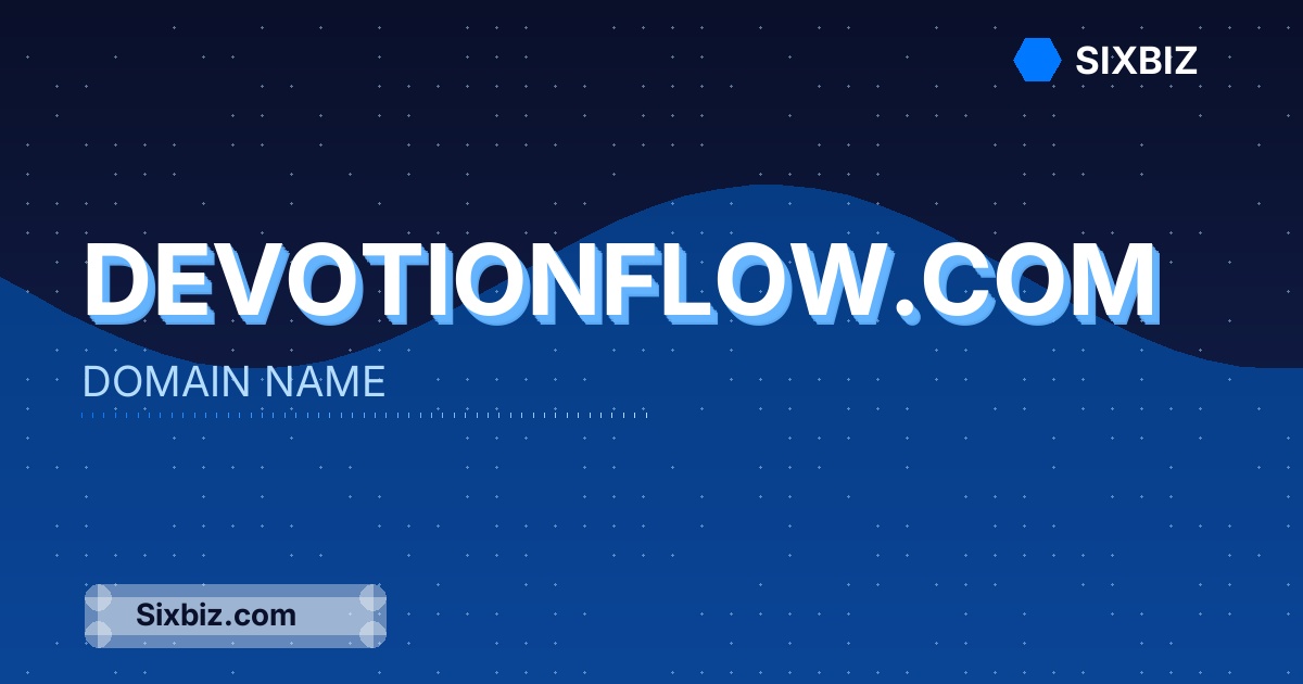devotionflow.com - Premium Domain Name For Sale