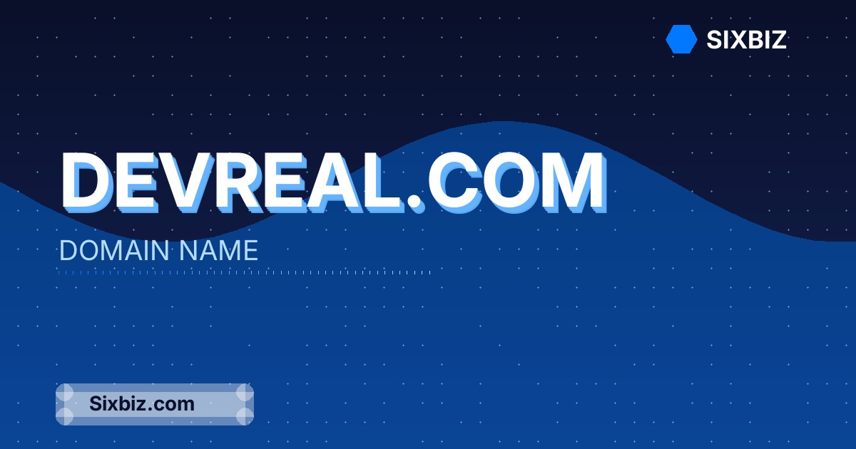 devreal.com - Premium Domain Name For Sale