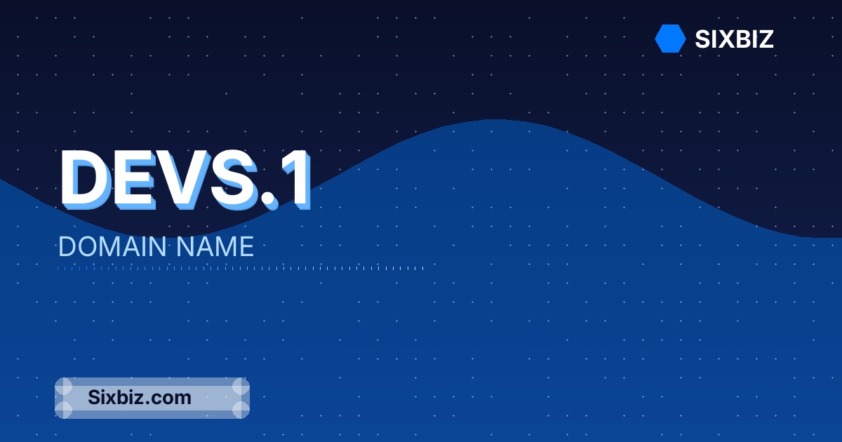 devs.1 - Premium Domain Name For Sale