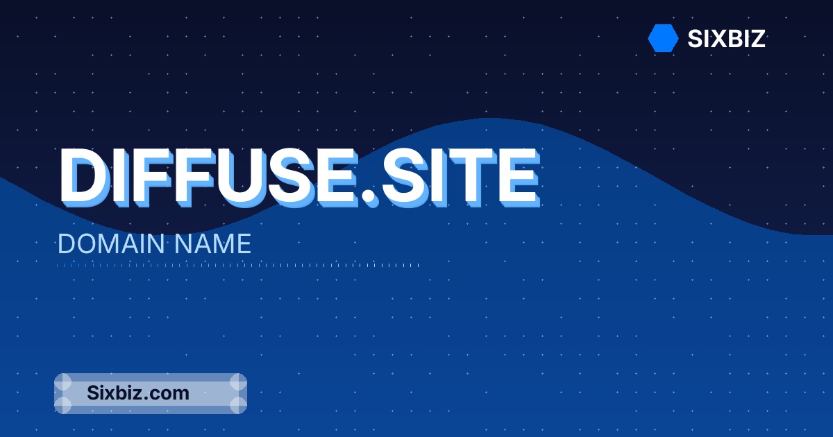 diffuse.site - Premium Domain Name For Sale