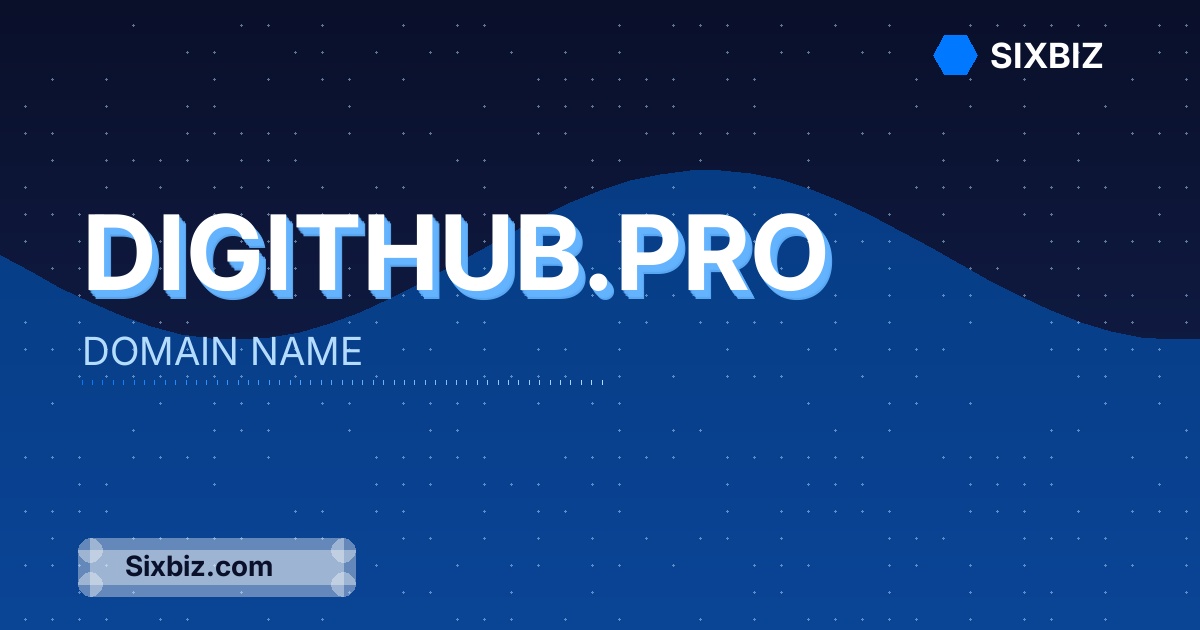 digithub.pro - Premium Domain Name For Sale