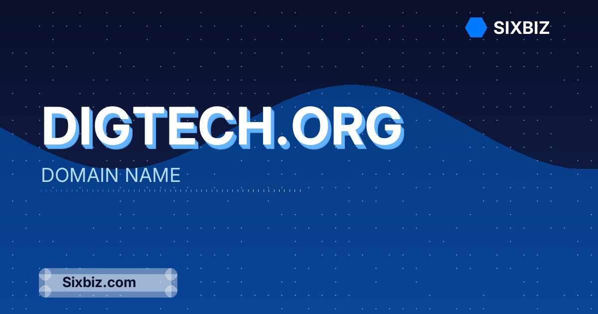 digtech.org - Premium Domain Name For Sale