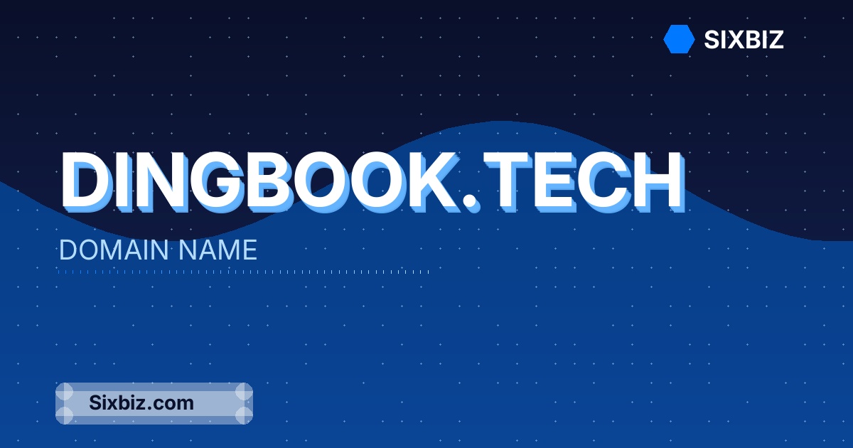 dingbook.tech - Premium Domain Name For Sale