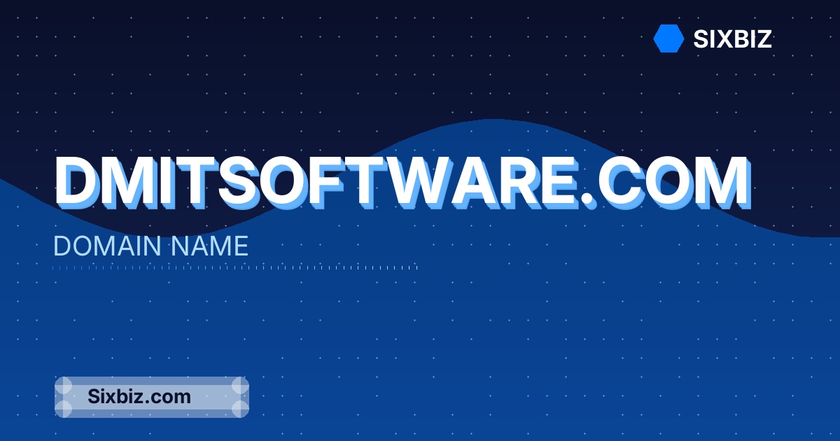 dmitsoftware.com - Premium Domain Name For Sale