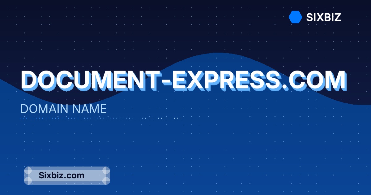 document-express.com - Premium Domain Name For Sale